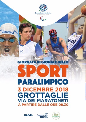 locandina giornata regionale dello sport paralimpico