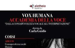locandina 'vox humana' accademia della voce