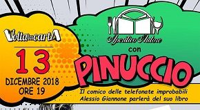 locandina aperitivo d'autore con pinuccio