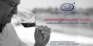 locandina una serata con i vini di giuseppe pizzolante leuzzi