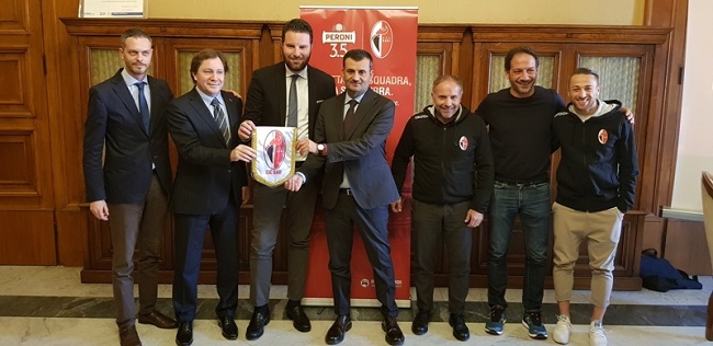 presentazione accordo ssc bari peroni