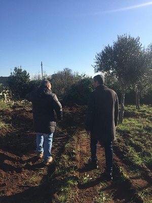 lavori per la fogna bianca a sant'anna