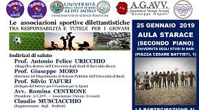 locandina convegno in materia di diritto sportivo