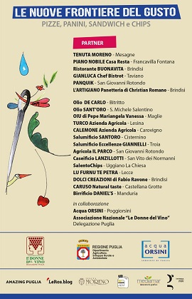locandina 'le nuov frontiere del gusto'