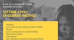 locandina 'vittime civili di guerre incivili'