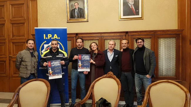 presentazione corsa camminata di beneficenza io corro con colino winter edition