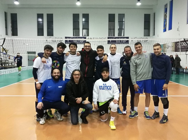 volleyup & barba nera (foto di squadra prima della partita)