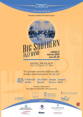 locandina big southern jazz band
