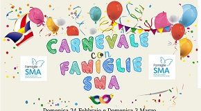locandina cernevale con famiglie sma