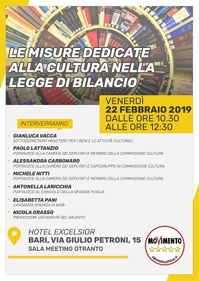 locandina convegno cultura e legge di bilancio