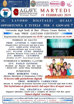 locandina convegno università bari