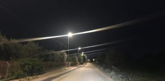 nuovo impianto di pubblica illuminazione in strada torre tresca