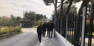 cantieri in corso a servizio delle scuole Santomauro e carrante