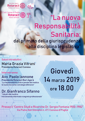 locandina convegno sulla nuova responsabilità sanitaria