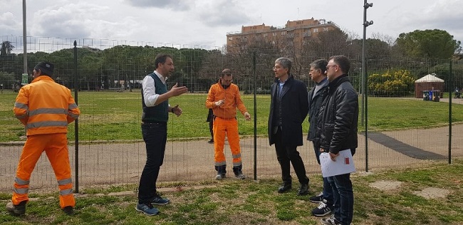 playground cittadini - al via il cantiere del primo nel parco 2 giugno