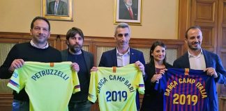 presentato a palazzo di città il camp ufficiale del barcellona