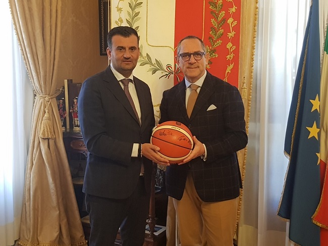 presentazione 25° edizione della supercoppa italiana di pallacanestro