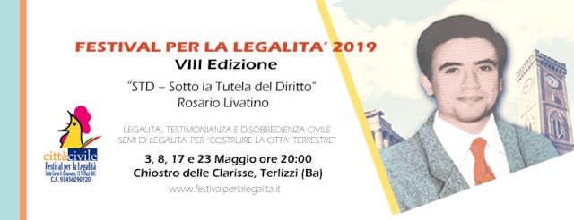 banner festival per la legalità 2019