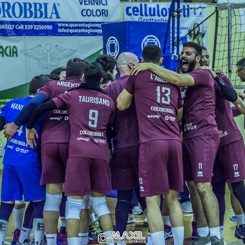 volley club grottaglie (esultanza gruppo)