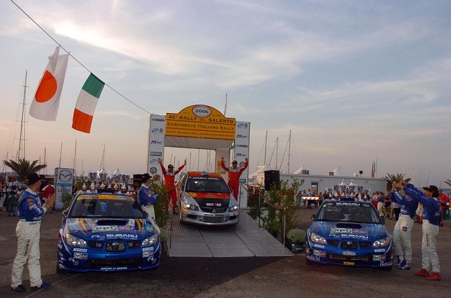 cerimonia di arrivo gallipoli rally del salento 2006