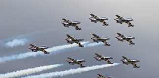 le frecce tricolori eccezionalmente all’aeroporto karol wojtyla di bari