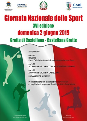 locandina giornata nazionale dello sport