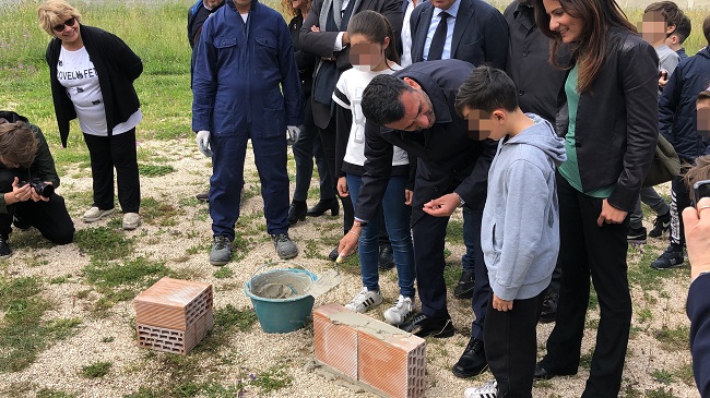 posa prima pietra palestra scuola galilei