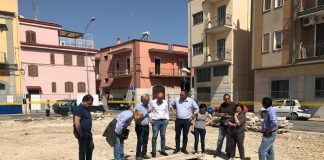 ritrovata antica cisterna sul cantiere per la riqualificazione di piazza diaz a ceglie del campo