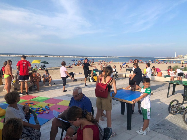 bari social summer - questo pomeriggio inaugurato il villaggio del mare