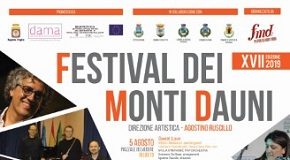 locandina festival dei monti dauni 2019