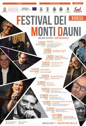 locandina festival dei monti dauni 2019