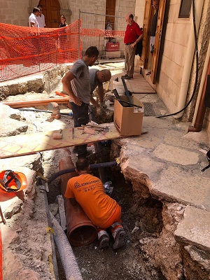 sopralluogo cantiere strada annunziata a bari vecchia