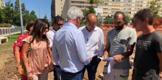 al via il cantiere per gazebo e nuovi giochi nel parco di loseto nuova