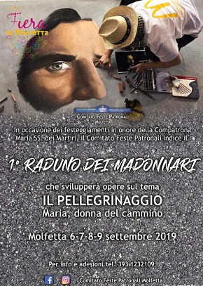 locandina I° raduno internazionale dei madonnari