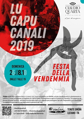 locandina 'lu capucanali' 2019