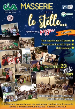 locandina 'masserie sotto le stelle' 2019