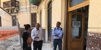 sopralluogo assessore galasso sul cantiere di piazza disfida di barletta