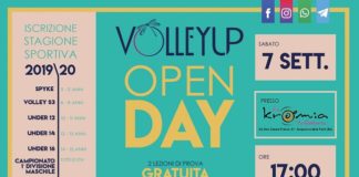 banner open day della volleyup acquaviva
