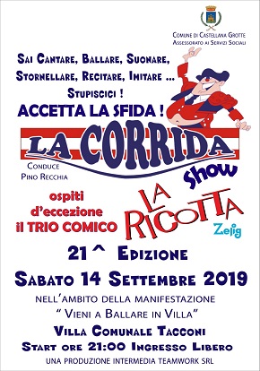 locandina corrida show