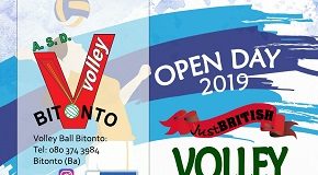 locandina open day just british volley bitonto