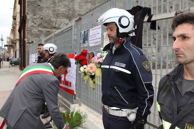 barletta ricorda il crollo del 3 ottobre 2011