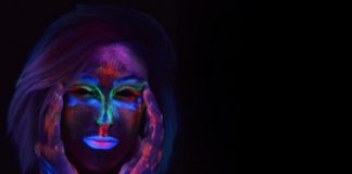 body painting fluo ale matassa