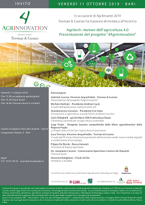 invito evento 4agrinnovation