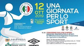 locandina convegno 'una giornata per lo sport'