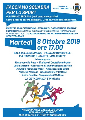 locandina incontro partecipato impiantistica sportiva