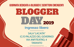 locandina evento dedicato a blogger e scrittori emergenti