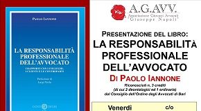 locandina presentazione libro responsabilità avvocato