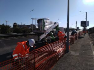 al via il cantiere per installazione nuovi corpi illuminanti su viale tatarella