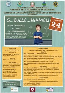 locandina giornata su bullismo e cyberbullismo