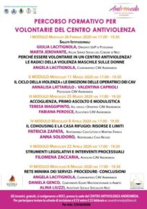 locandina percorso formativo cav